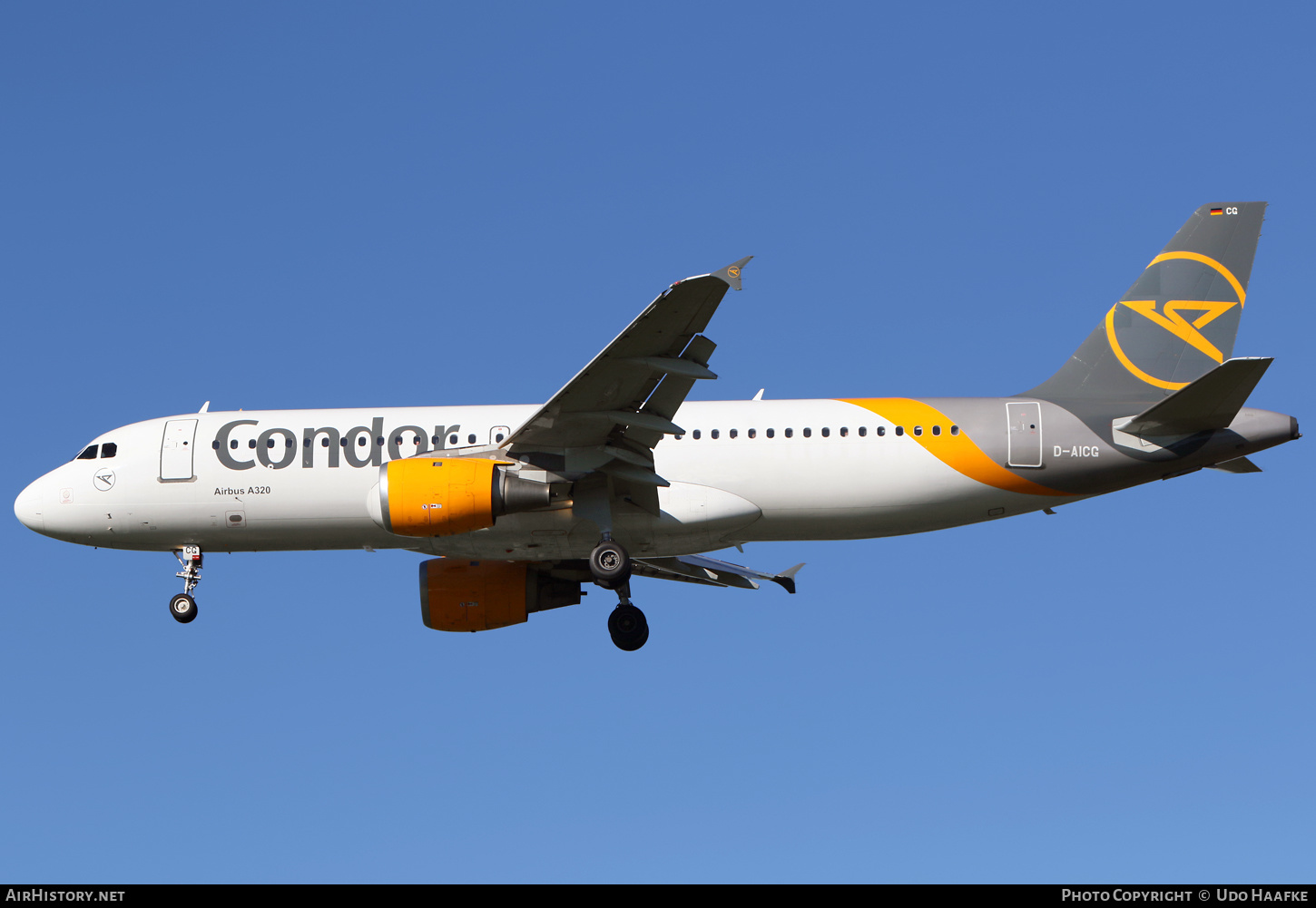 Aircraft Photo of D-AICG | Airbus A320-212 | Condor Flugdienst | AirHistory.net #404960