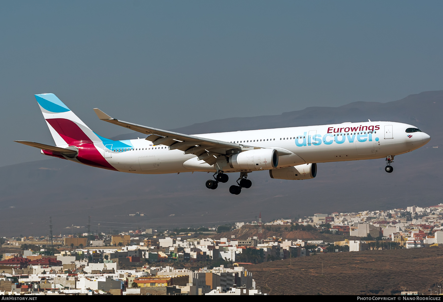 Aircraft Photo of D-AFYR | Airbus A330-343 | Eurowings Discover | AirHistory.net #404977
