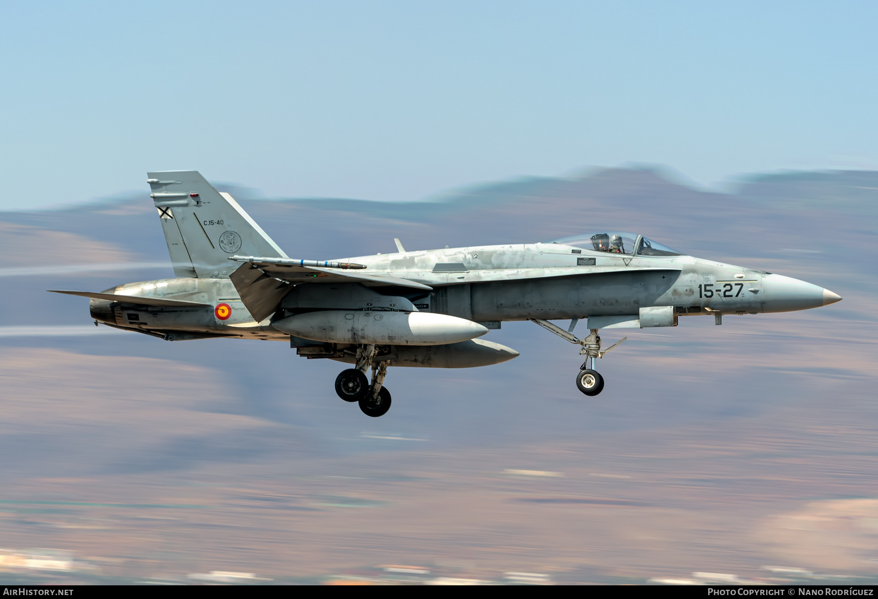 Aircraft Photo of C.15-40 | McDonnell Douglas EF-18M Hornet | Spain - Air Force | AirHistory.net #404985