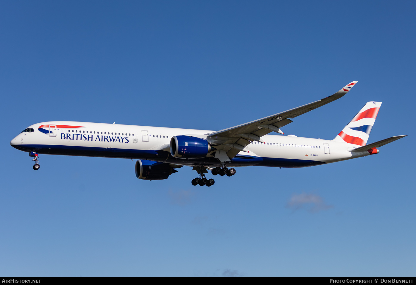 Aircraft Photo of G-XWBH | Airbus A350-1041 | British Airways | AirHistory.net #404986