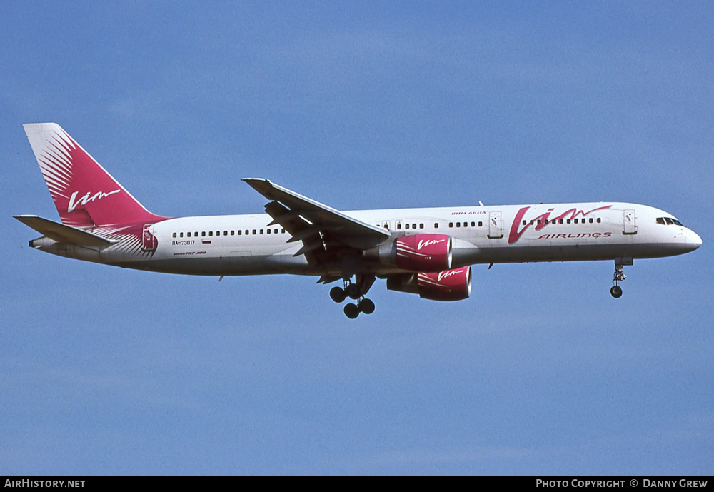 Aircraft Photo of RA-73017 | Boeing 757-230 | VIM Airlines | AirHistory.net #404999