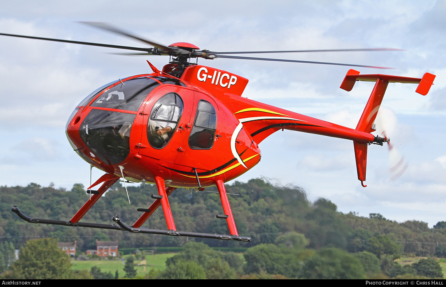 Aircraft Photo of G-IICP | MD Helicopters MD-500E (369E) | AirHistory.net #405002
