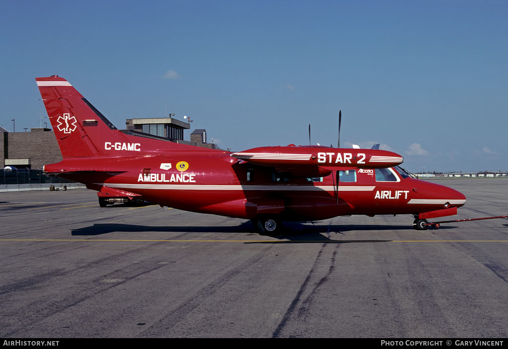 Aircraft Photo of C-GAMC | Mitsubishi MU-2 Marquise (MU-2B-60) | ALC Airlift | AirHistory.net #405005