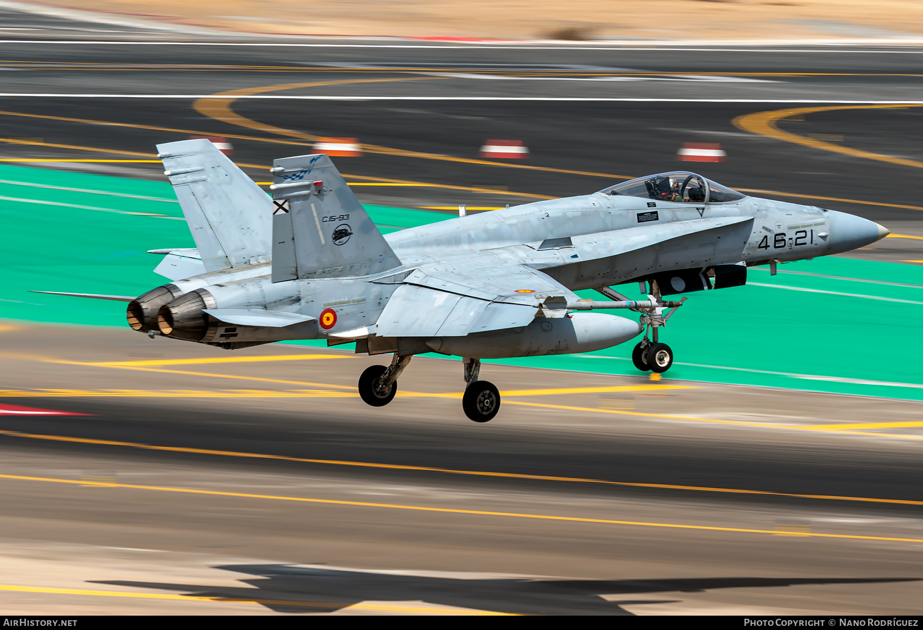 Aircraft Photo of C.15-93 | McDonnell Douglas F/A-18A+ Hornet | Spain - Air Force | AirHistory.net #405021