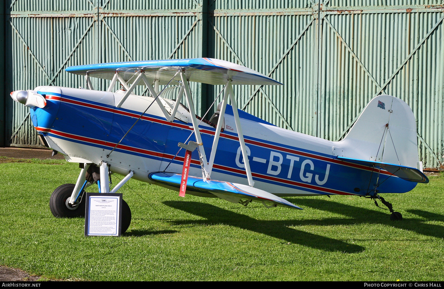 Aircraft Photo of G-BTGJ | Smith DSA-1 Miniplane | AirHistory.net #405036