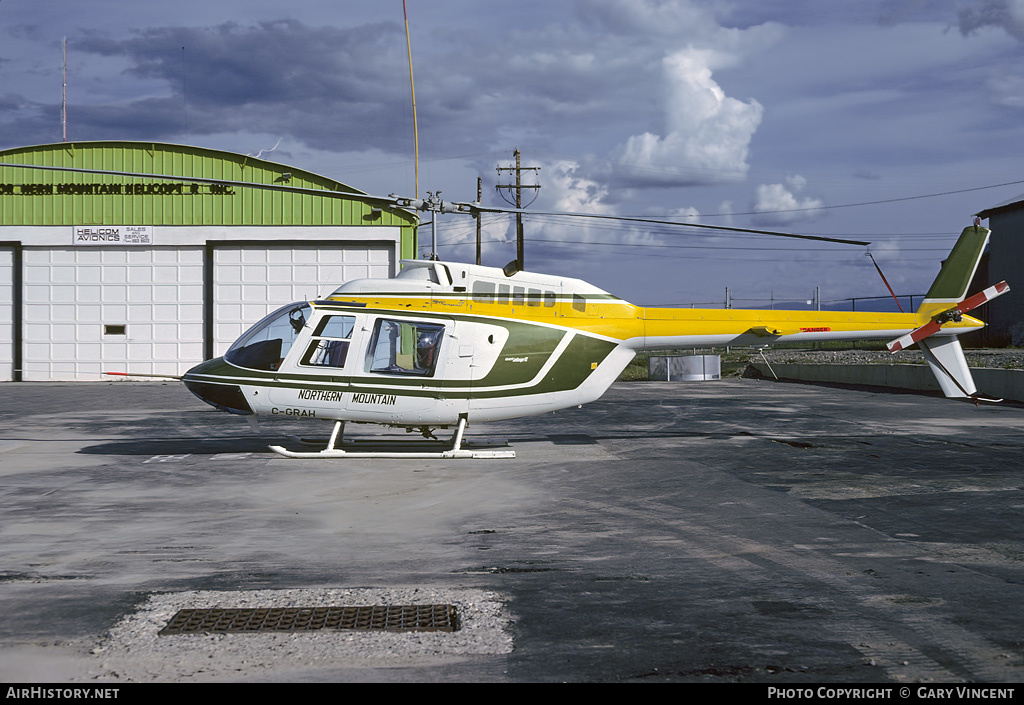 Aircraft Photo of C-GRAH | Bell 206B JetRanger II | Northern Mountain Helicopters | AirHistory.net #405044