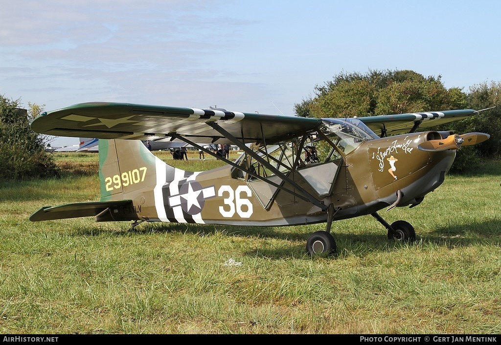 Aircraft Photo of F-AYLV / 42-99107 | Stinson L-5 Sentinel | USA - Air Force | AirHistory.net #405056