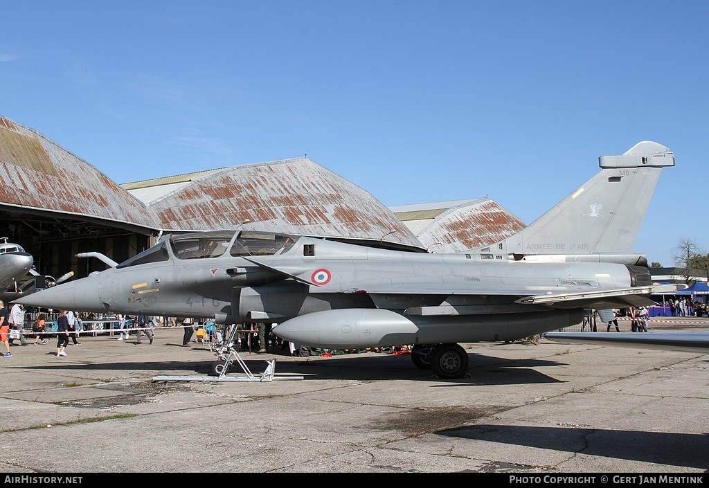 Aircraft Photo of 340 | Dassault Rafale B | France - Air Force | AirHistory.net #405068