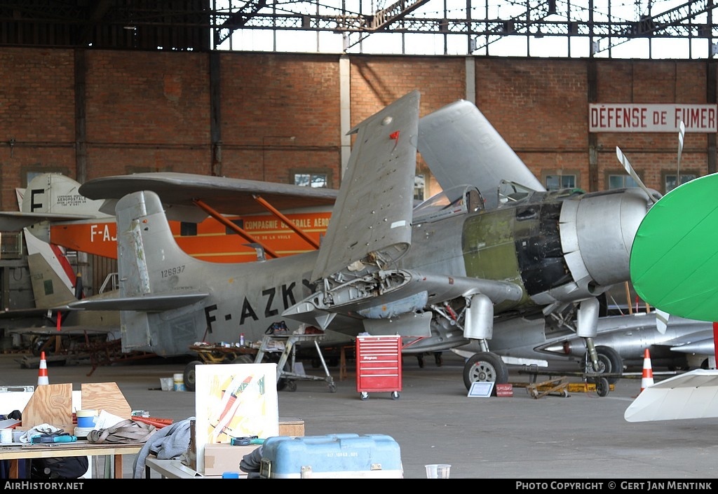 Aircraft Photo of F-AZKY / 126937 | Douglas AD-4NA Skyraider | AirHistory.net #405077