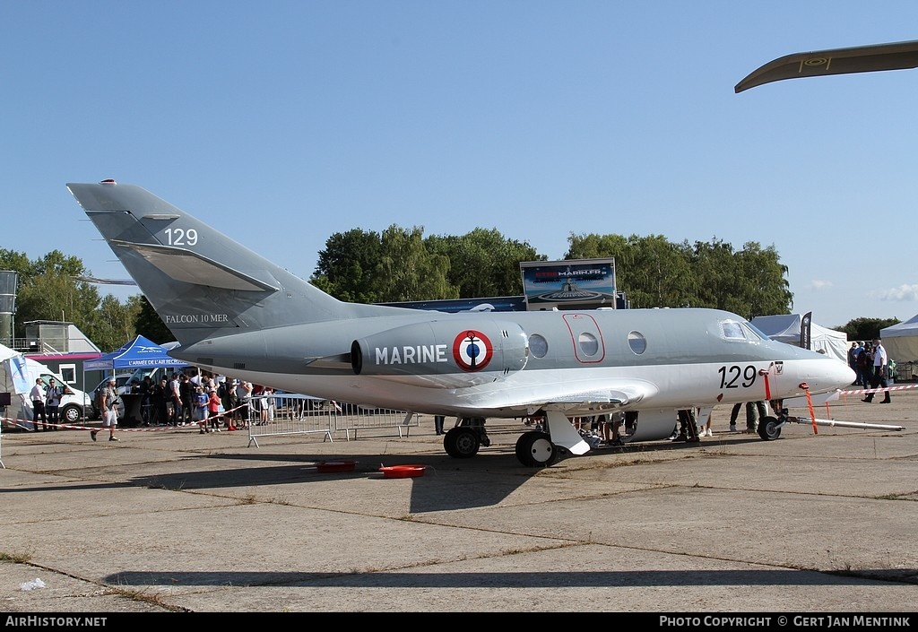 Aircraft Photo of 129 | Dassault Falcon 10MER | France - Navy | AirHistory.net #405078