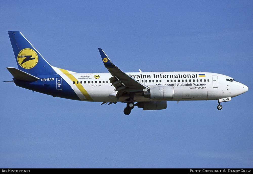 Aircraft Photo of UR-GAQ | Boeing 737-33R | Ukraine International Airlines | AirHistory.net #405096