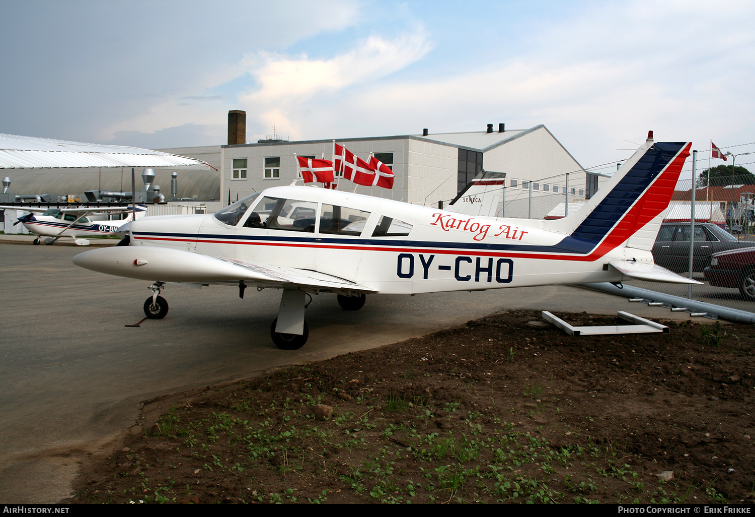 Aircraft Photo of OY-CHO | Piper PA-28R-200 Cherokee Arrow II | Karlog Air | AirHistory.net #405123