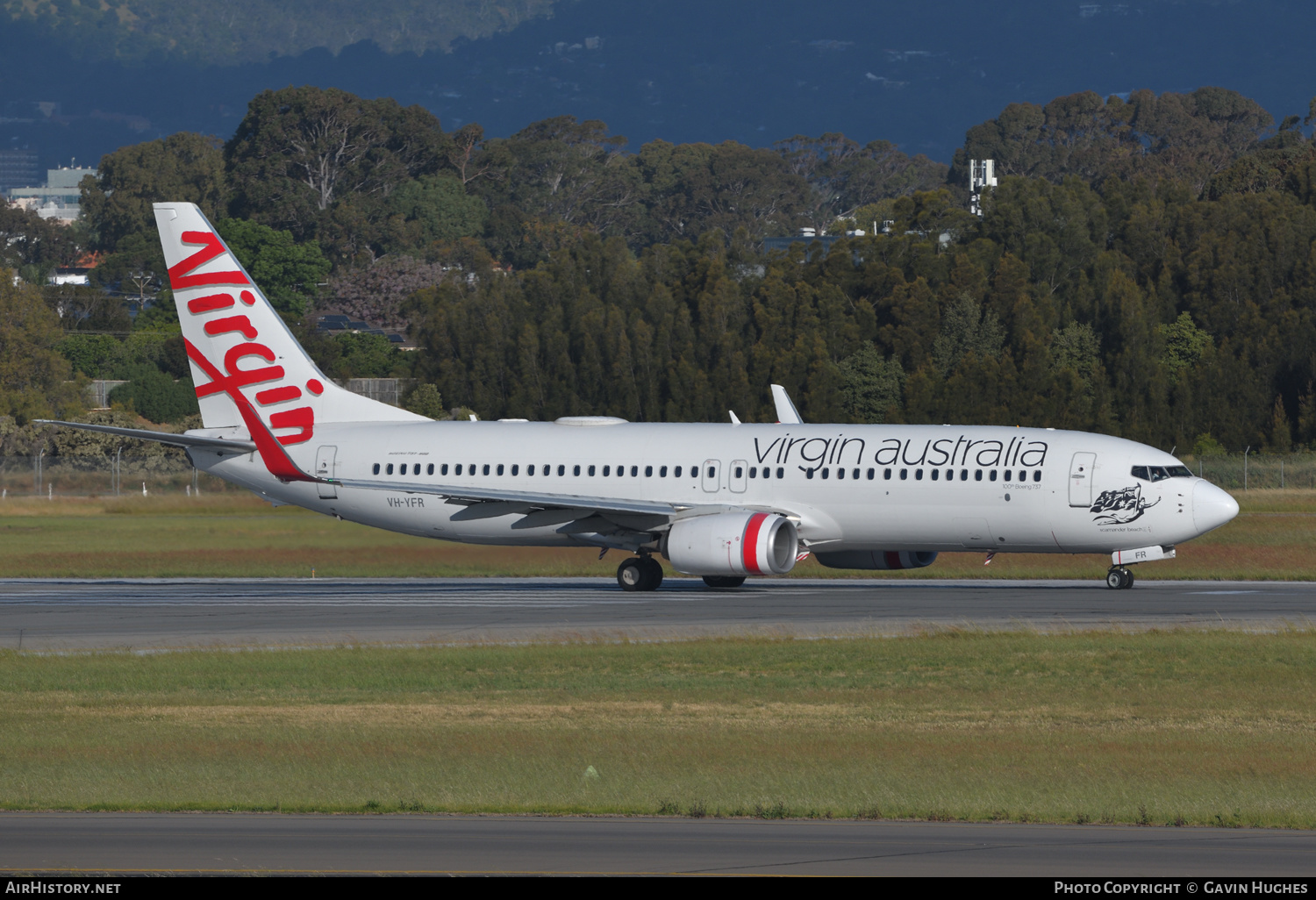 Aircraft Photo of VH-YFR | Boeing 737-8FE | Virgin Australia Airlines | AirHistory.net #405141