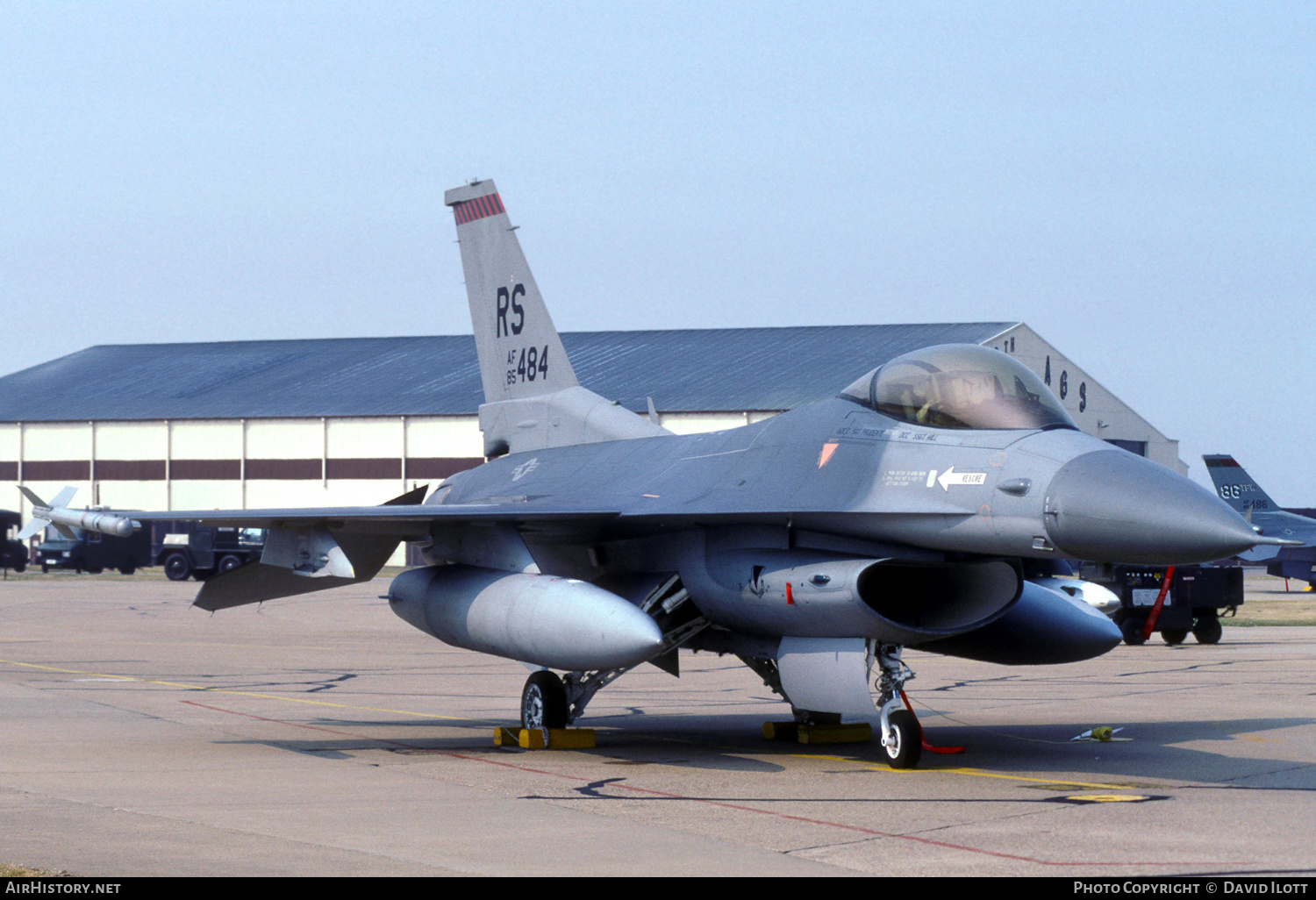 Aircraft Photo of 85-1484 / AF85-484 | General Dynamics F-16C Fighting Falcon | USA - Air Force | AirHistory.net #405177