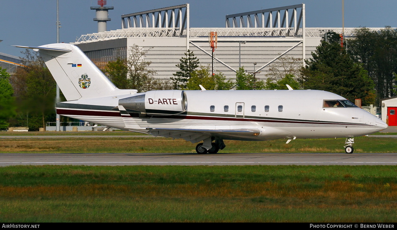 Aircraft Photo of D-ARTE | Canadair Challenger 601-3A (CL-600-2B16) | AirHistory.net #405226