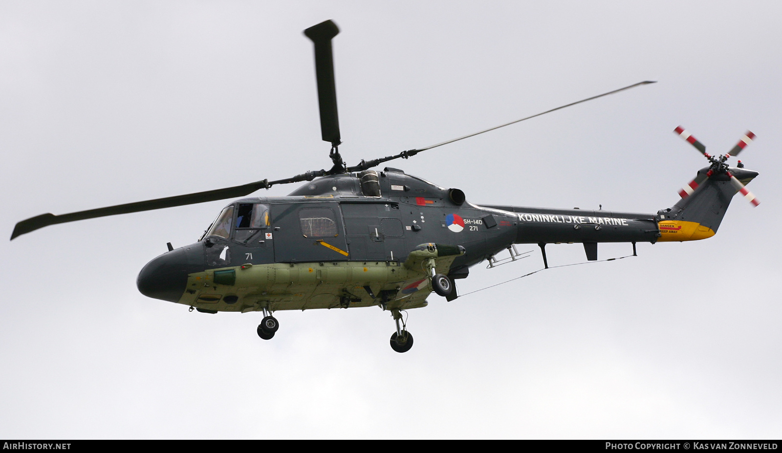 Aircraft Photo of 271 | Westland SH-14D Lynx (WG-13) | Netherlands - Navy | AirHistory.net #405227