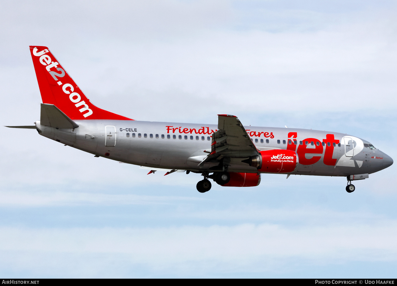 Aircraft Photo of G-CELE | Boeing 737-33A | Jet2 | AirHistory.net #405232