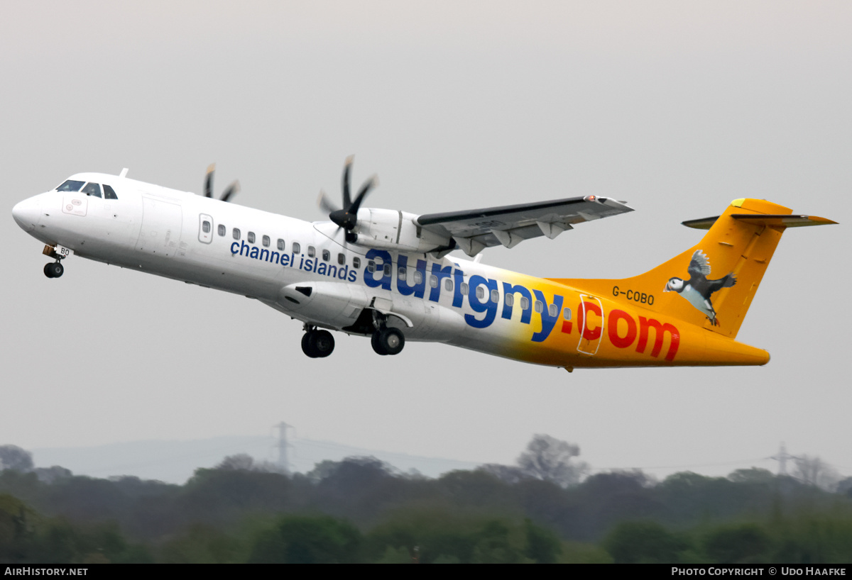 Aircraft Photo of G-COBO | ATR ATR-72-500 (ATR-72-212A) | Aurigny Air Services | AirHistory.net #405242