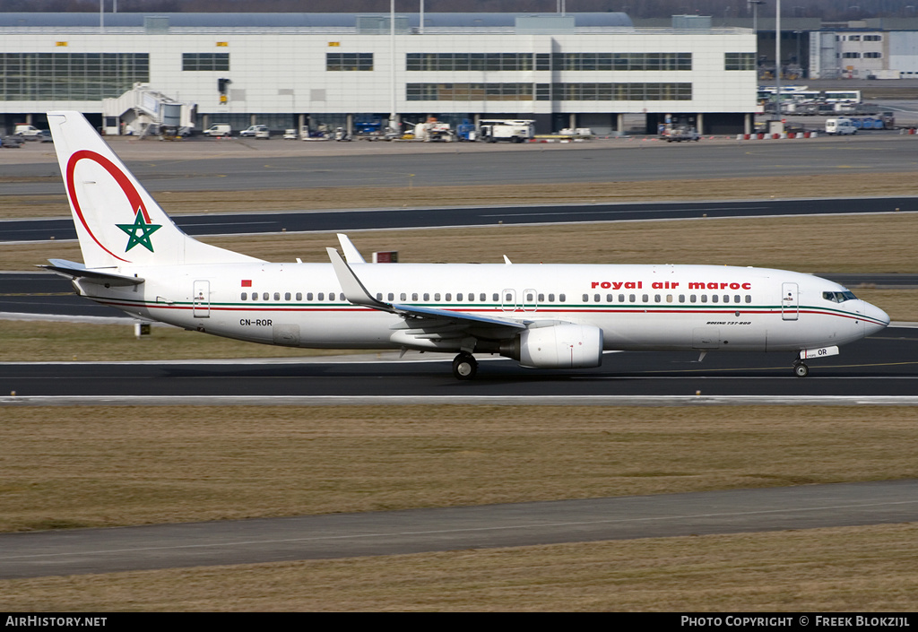 Aircraft Photo of CN-ROR | Boeing 737-8B6 | Royal Air Maroc - RAM | AirHistory.net #405254