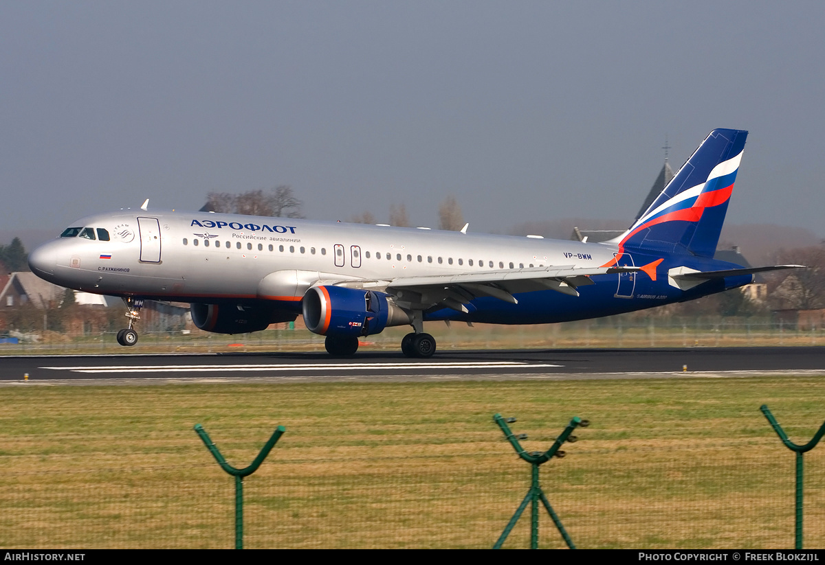 Aircraft Photo of VP-BWM | Airbus A320-214 | Aeroflot - Russian Airlines | AirHistory.net #405268