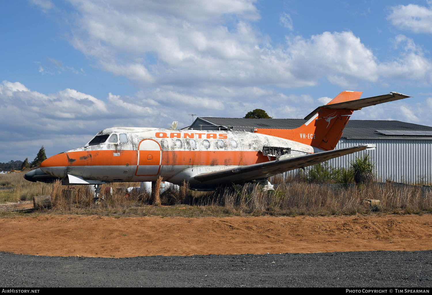 Aircraft Photo of VH-ECE | Hawker Siddeley HS-125-3B | Qantas | AirHistory.net #405278