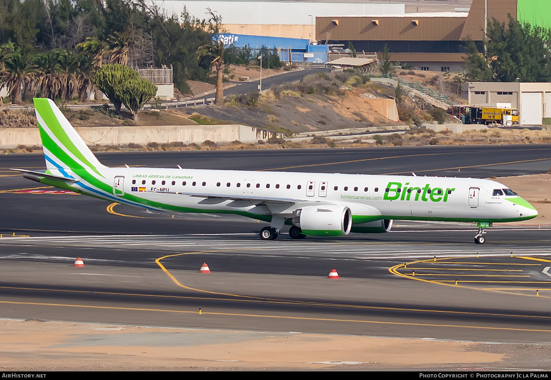 Aircraft Photo of EC-NPU | Embraer 195-E2 (ERJ-190-400) | Binter Canarias | AirHistory.net #405285