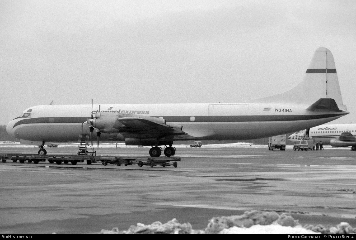 Aircraft Photo of N341HA | Lockheed L-188A(PF) Electra | Channel Express | AirHistory.net #405287