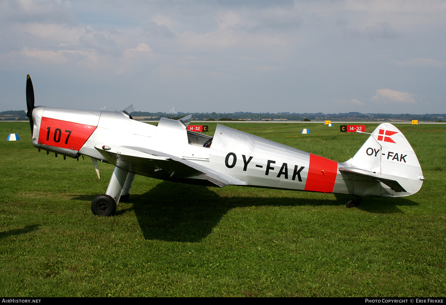 Aircraft Photo of OY-FAK | SAI KZ-II Trainer | Denmark - Air Force | AirHistory.net #405315