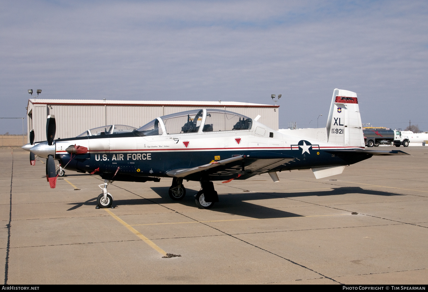 Aircraft Photo of 08-3921 / AF08-921 | Raytheon T-6A Texan II | USA - Air Force | AirHistory.net #405334