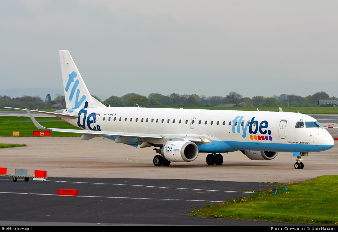 Aircraft Photo of G-FBEA | Embraer 195LR (ERJ-190-200LR) | Flybe | AirHistory.net #405351