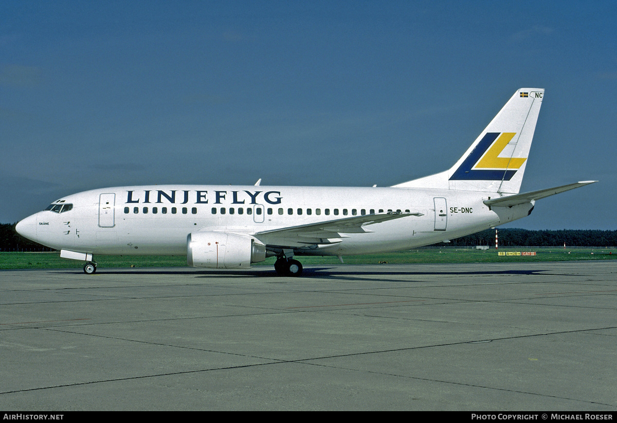 Aircraft Photo of SE-DNC | Boeing 737-53A | Linjeflyg | AirHistory.net #405366