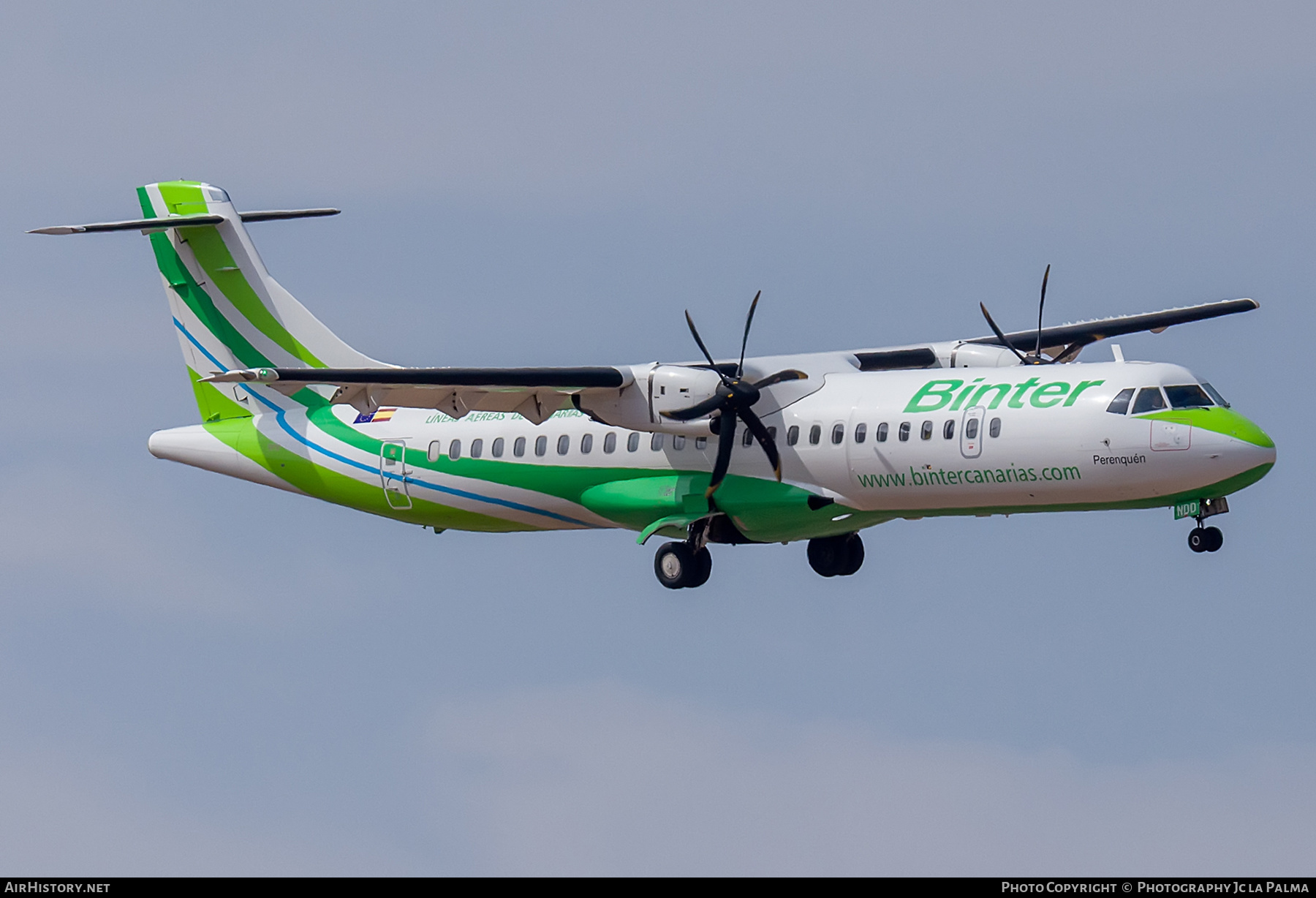 Aircraft Photo of EC-NDD | ATR ATR-72-600 (ATR-72-212A) | Binter Canarias | AirHistory.net #405378