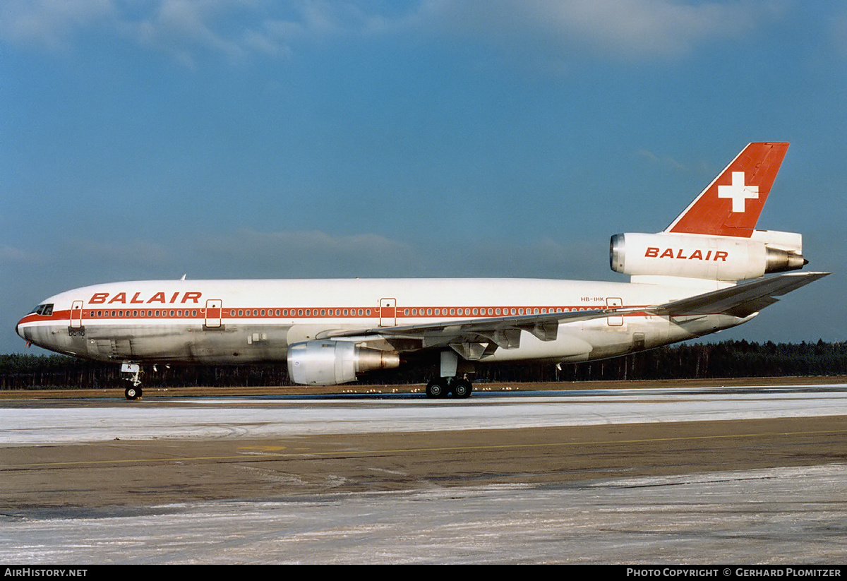 Aircraft Photo of HB-IHK | McDonnell Douglas DC-10-30 | Balair | AirHistory.net #405415