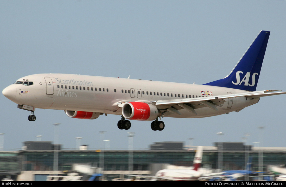 Aircraft Photo of LN-RRU | Boeing 737-883 | Scandinavian Airlines - SAS | AirHistory.net #405422