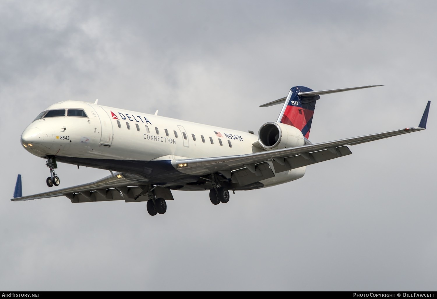Aircraft Photo of N8543F | Bombardier CRJ-200LR (CL-600-2B19) | Delta Connection | AirHistory.net #405427