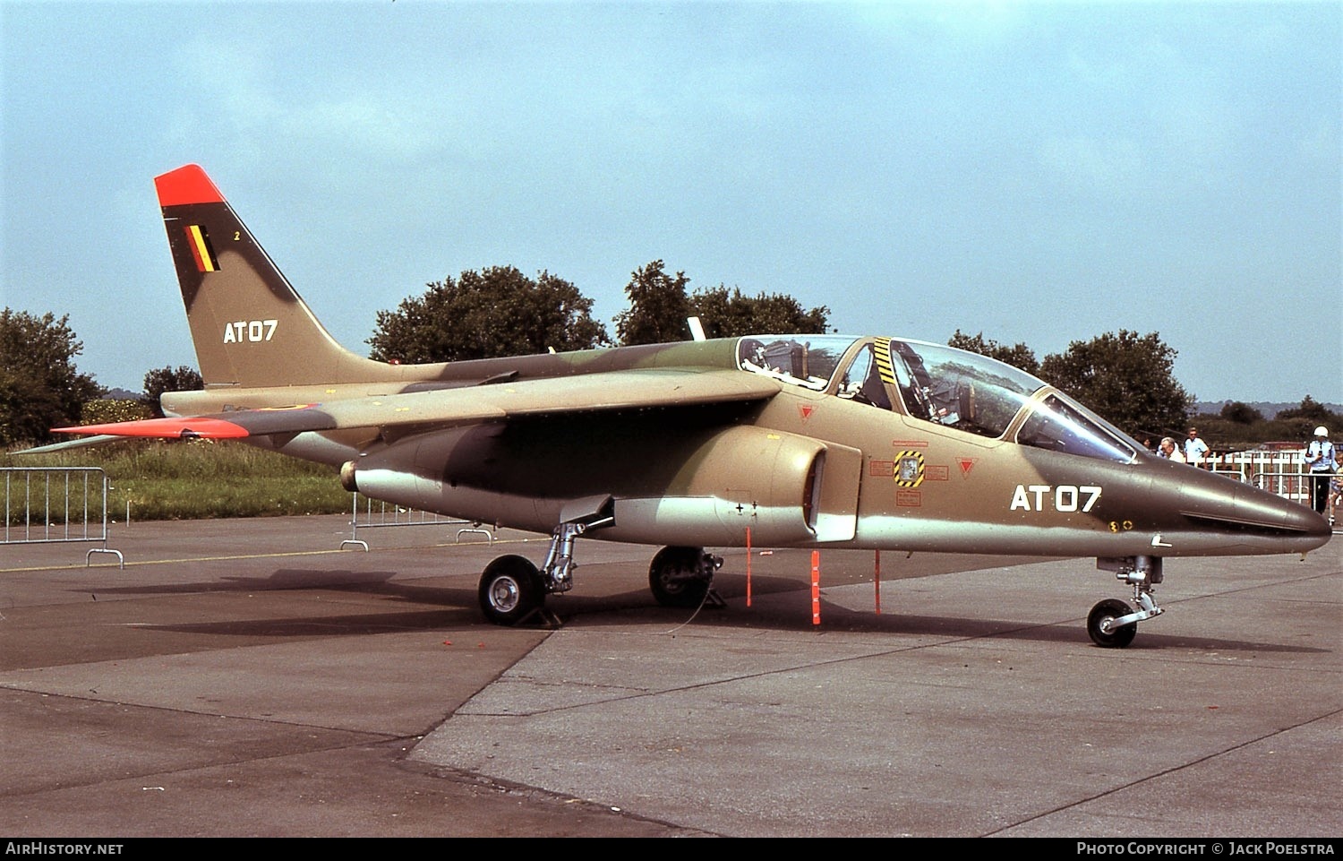 Aircraft Photo of AT07 | Dassault-Dornier Alpha Jet 1B | Belgium - Air Force | AirHistory.net #405501