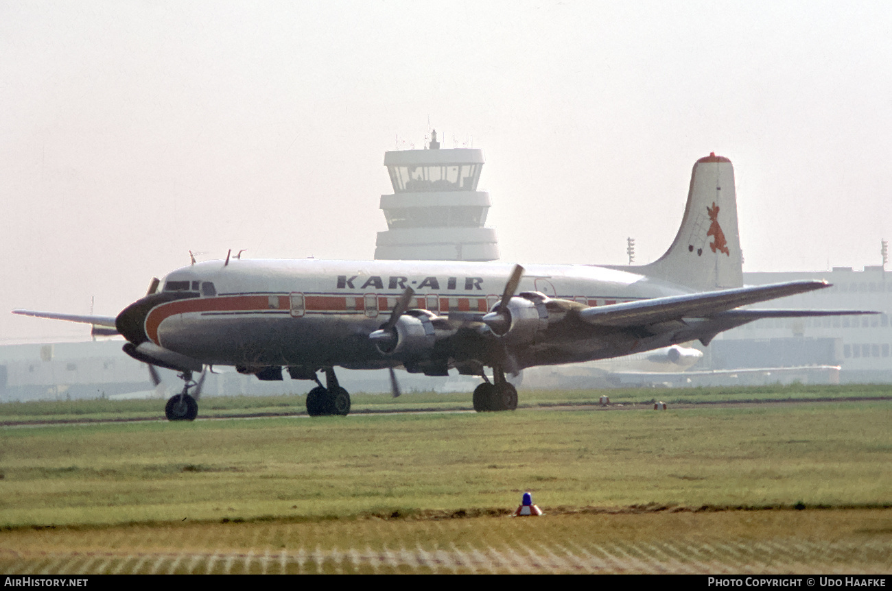 Aircraft Photo of OH-KDA | Douglas DC-6B(ST) | Kar-Air | AirHistory.net #405508