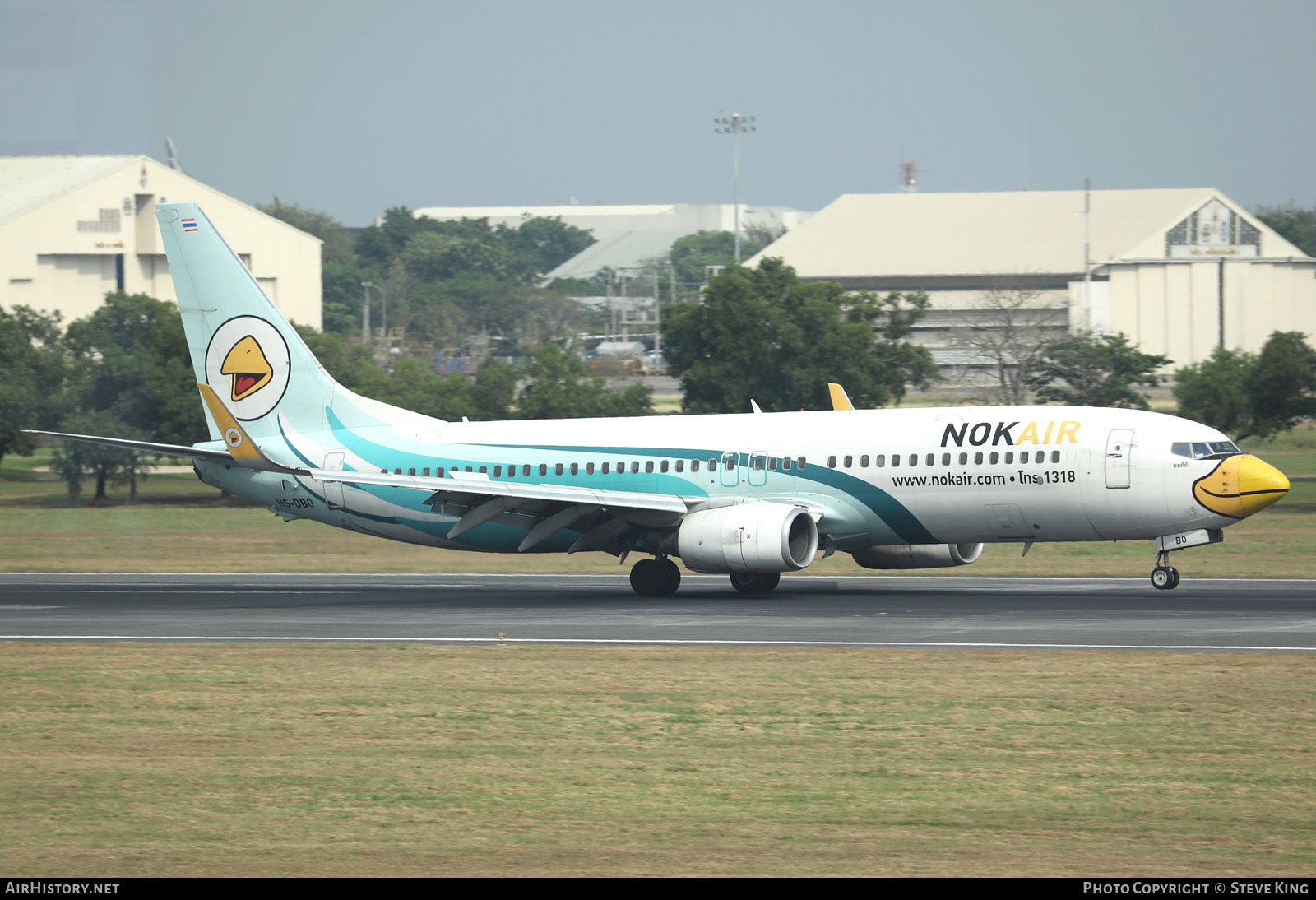 Aircraft Photo of HS-DBO | Boeing 737-8AS | Nok Air | AirHistory.net #405525