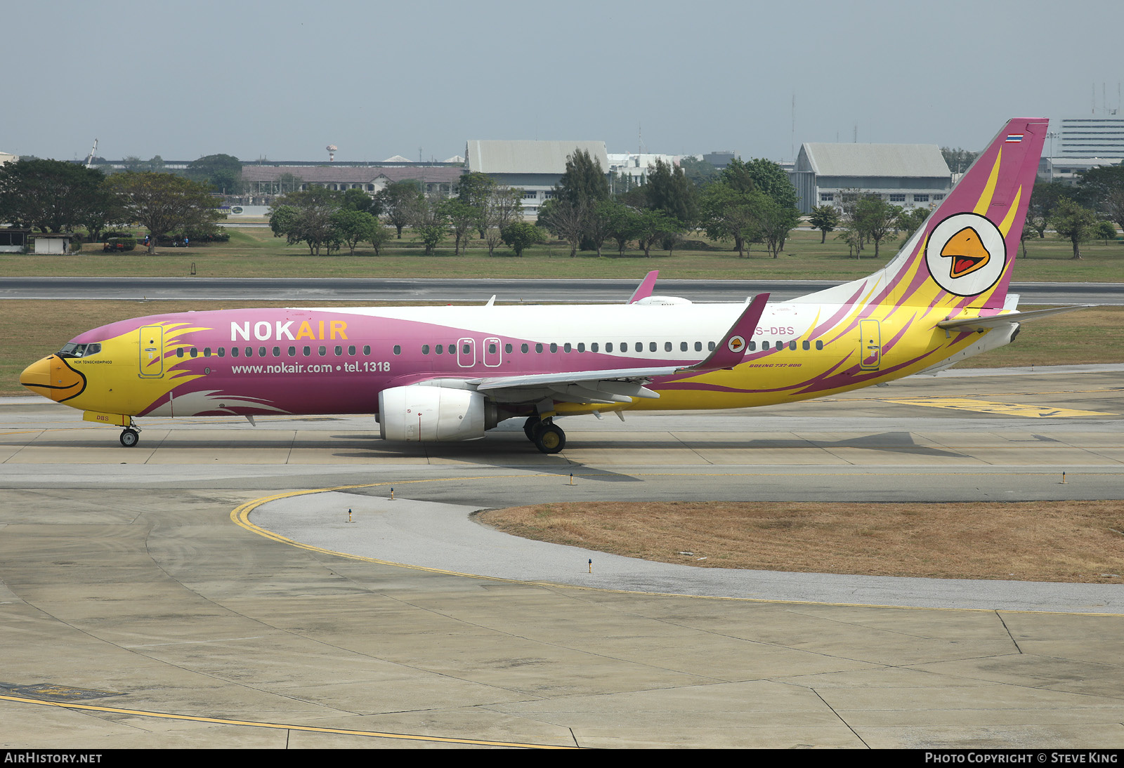 Aircraft Photo of HS-DBS | Boeing 737-86N | Nok Air | AirHistory.net #405529