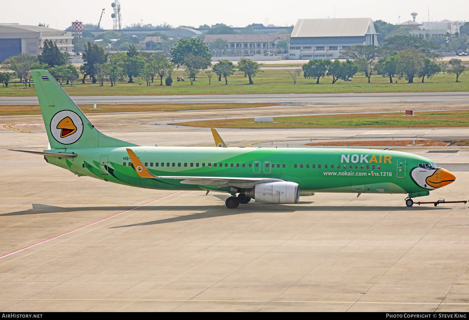 Aircraft Photo of HS-DBG | Boeing 737-8FH | Nok Air | AirHistory.net #405530