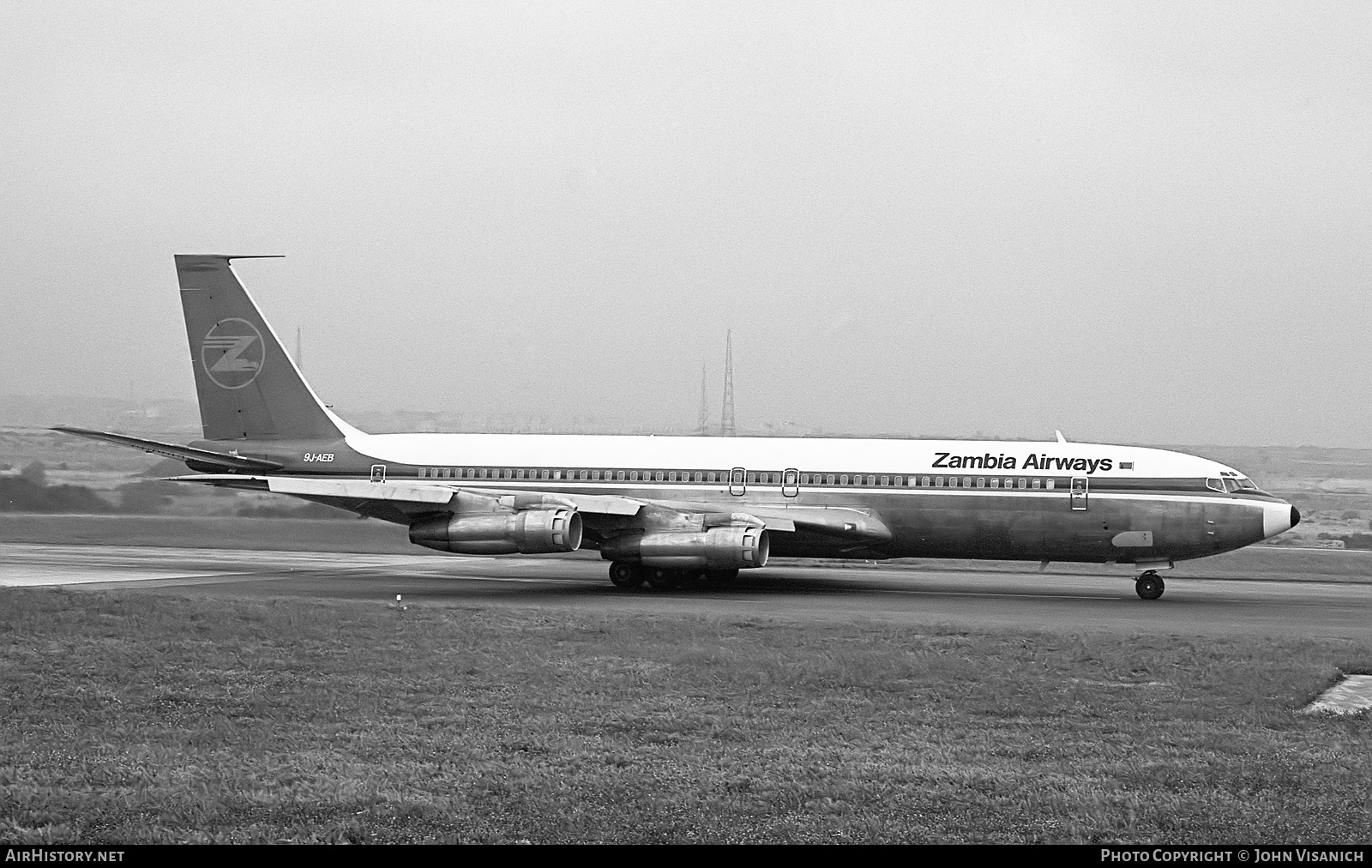 Aircraft Photo of 9J-AEB | Boeing 707-351C | Zambia Airways | AirHistory.net #405544