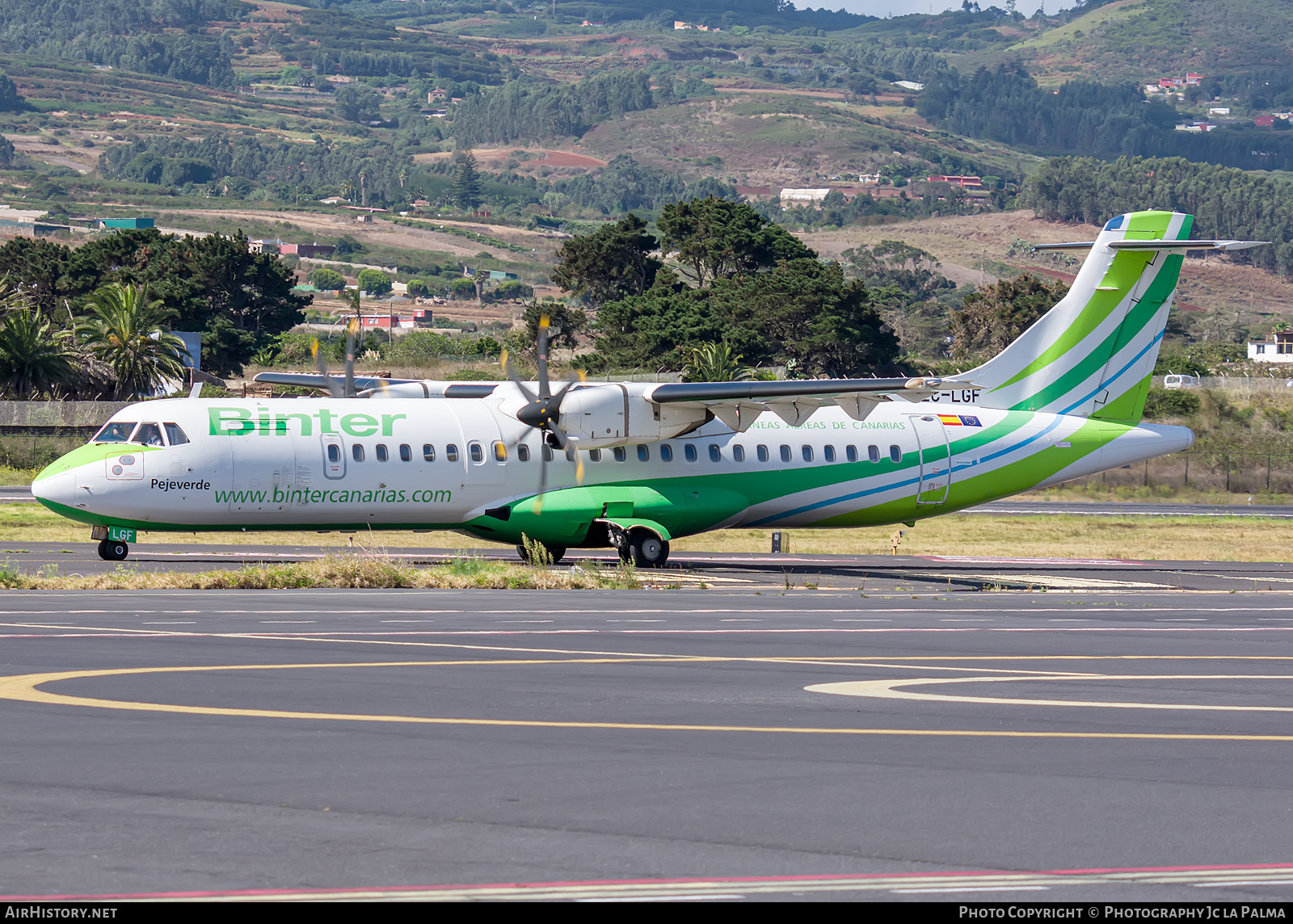 Aircraft Photo of EC-LGF | ATR ATR-72-500 (ATR-72-212A) | Binter Canarias | AirHistory.net #405561