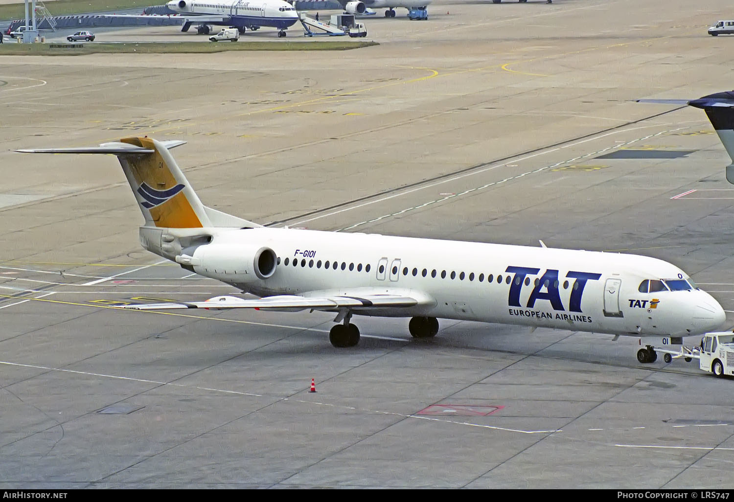 Aircraft Photo of F-GIOI | Fokker 100 (F28-0100) | TAT European Airlines | AirHistory.net #405592