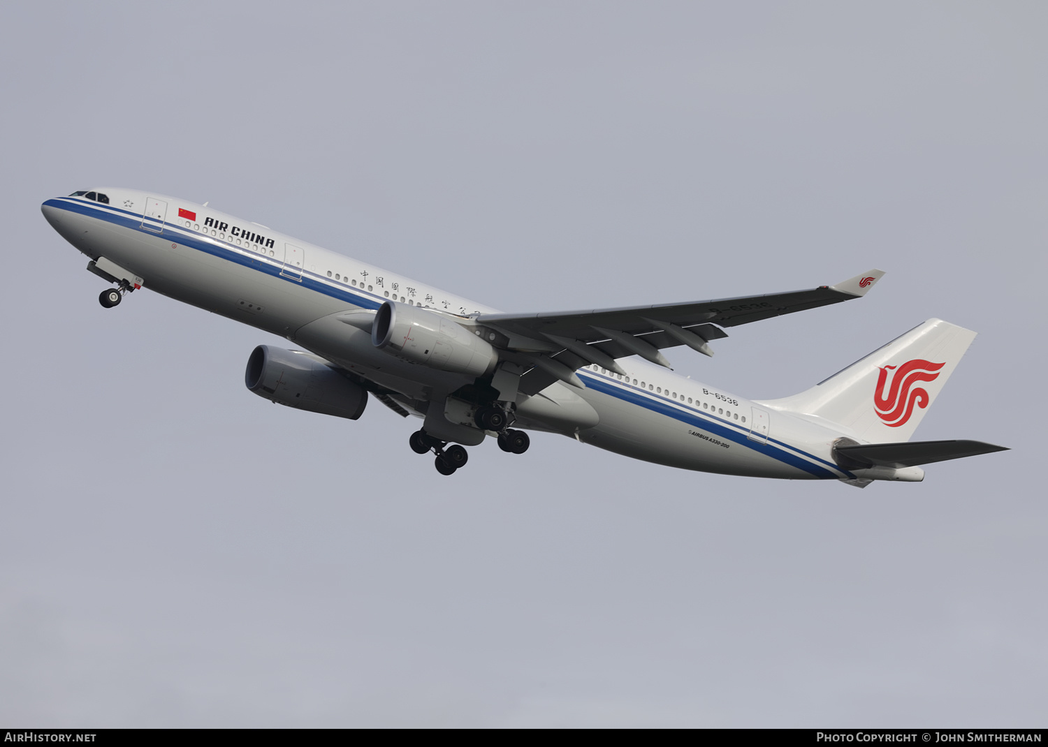 Aircraft Photo of B-6536 | Airbus A330-243 | Air China | AirHistory.net #405596
