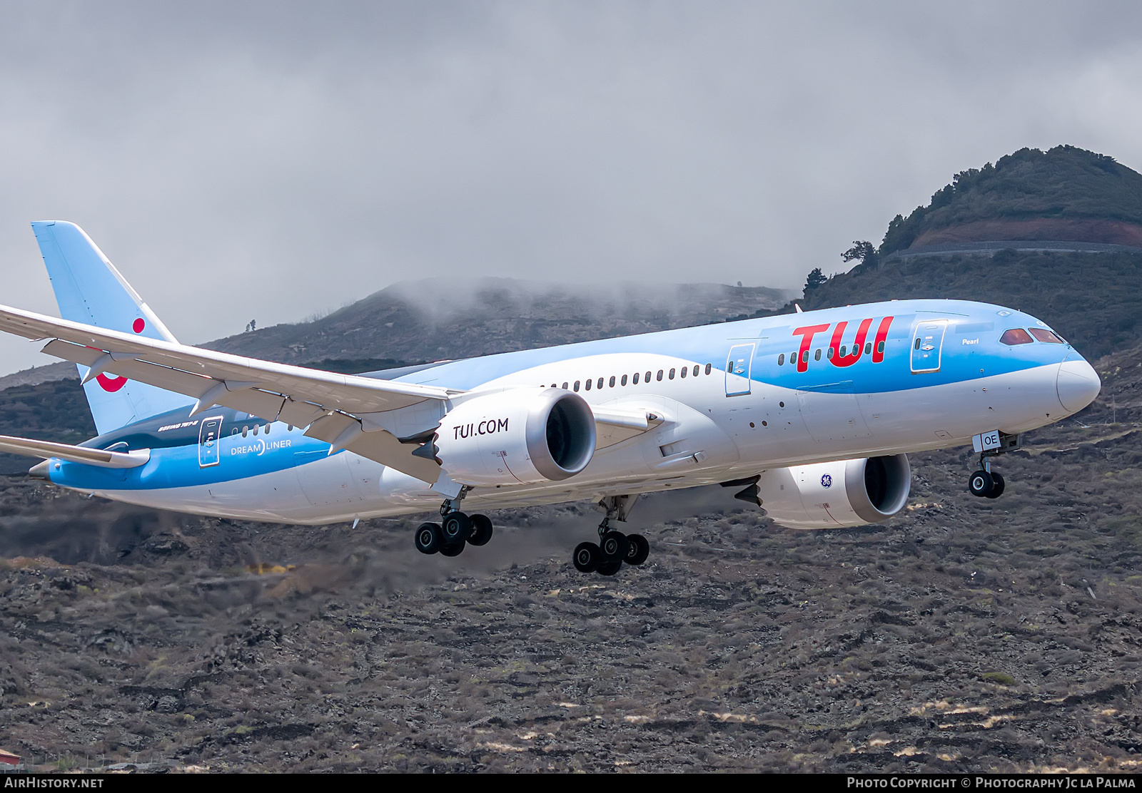 Aircraft Photo of OO-LOE | Boeing 787-8 Dreamliner | TUI | AirHistory.net #405625