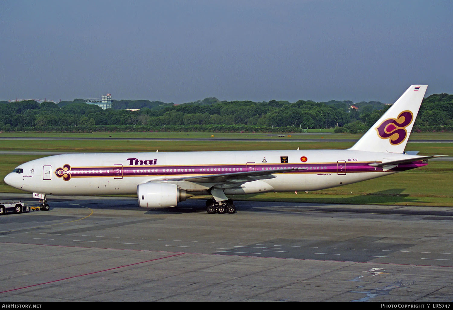 Aircraft Photo of HS-TJD | Boeing 777-2D7 | Thai Airways International | AirHistory.net #405634