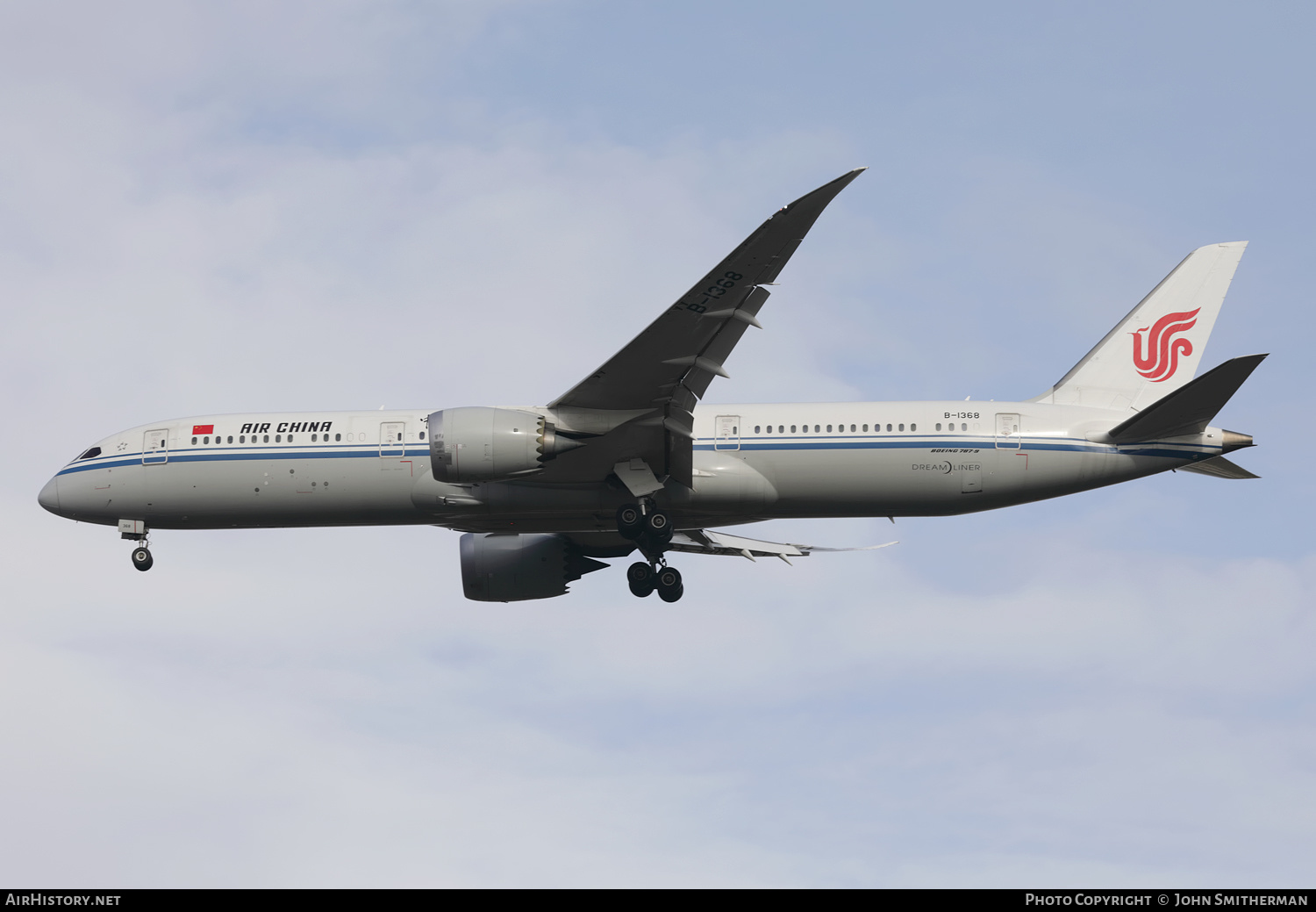 Aircraft Photo of B-1368 | Boeing 787-9 Dreamliner | Air China | AirHistory.net #405648