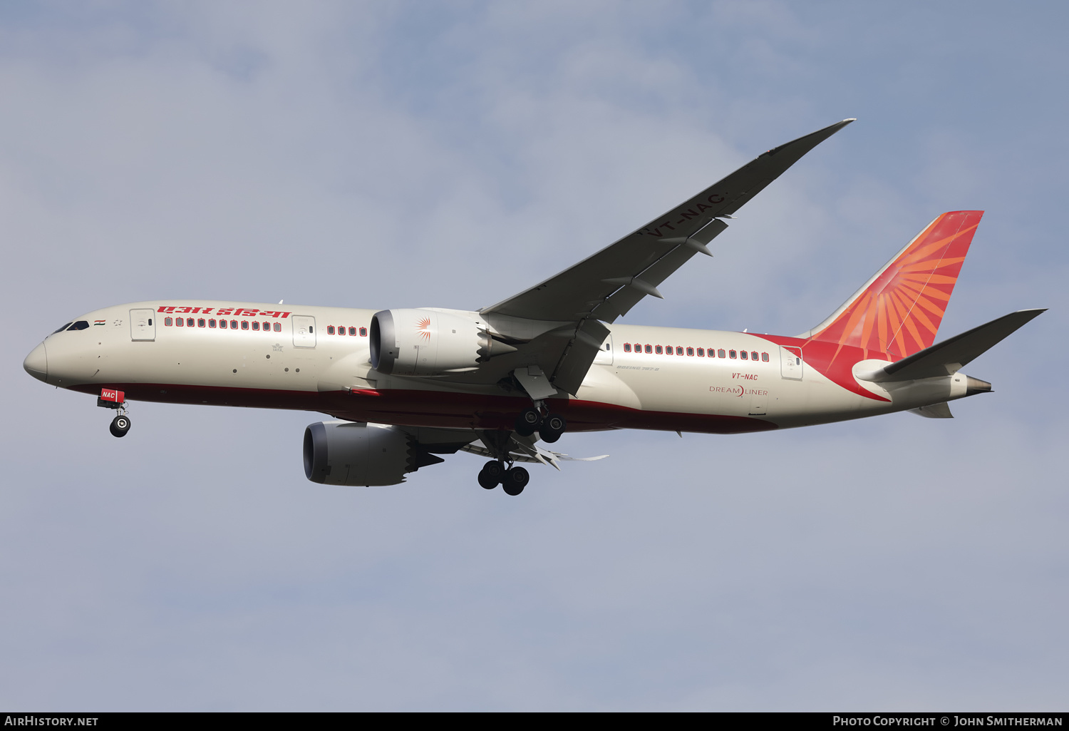 Aircraft Photo of VT-NAC | Boeing 787-8 Dreamliner | Air India | AirHistory.net #405651