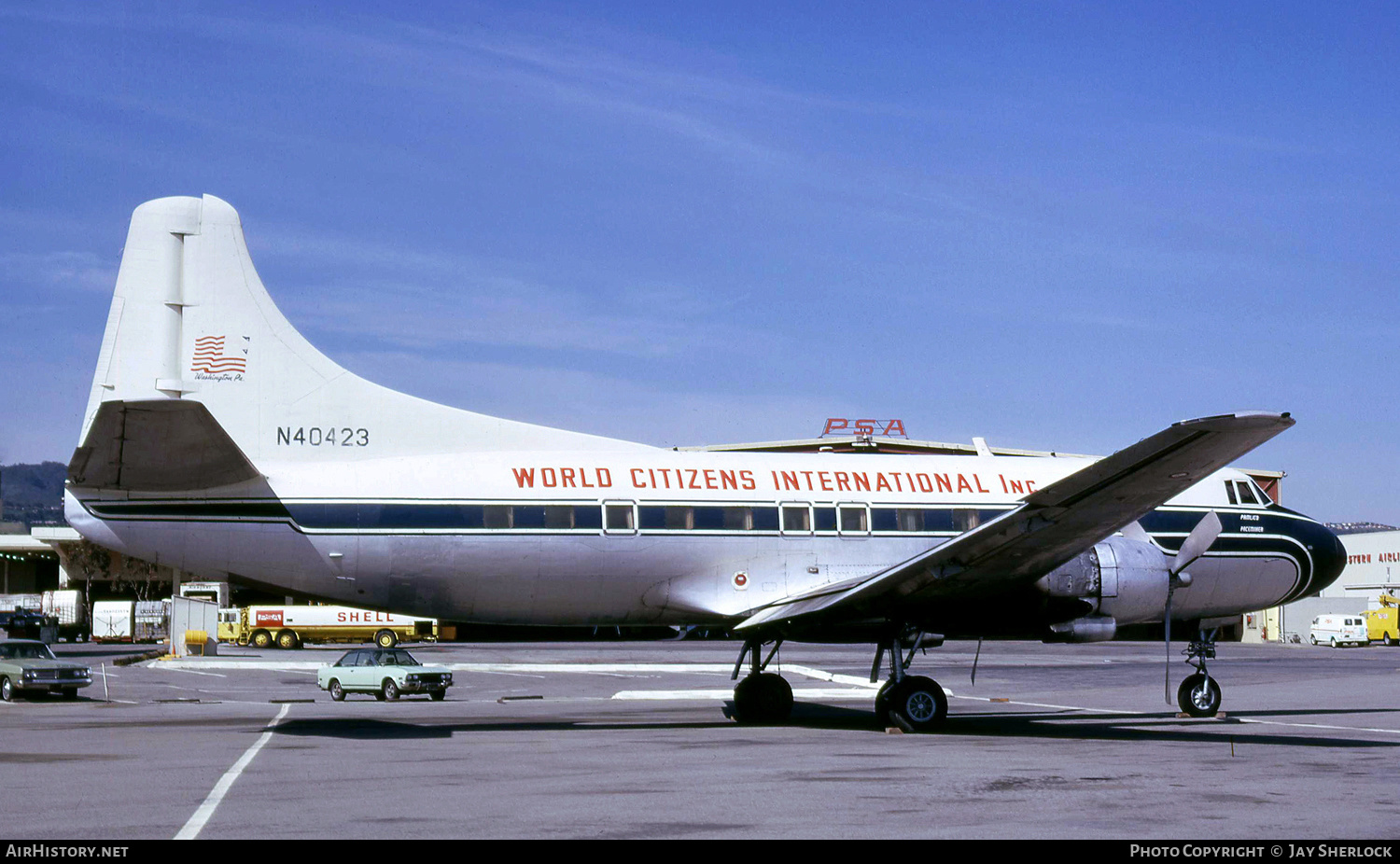 Aircraft Photo of N40423 | Martin 404 | World Citizens International | AirHistory.net #405656