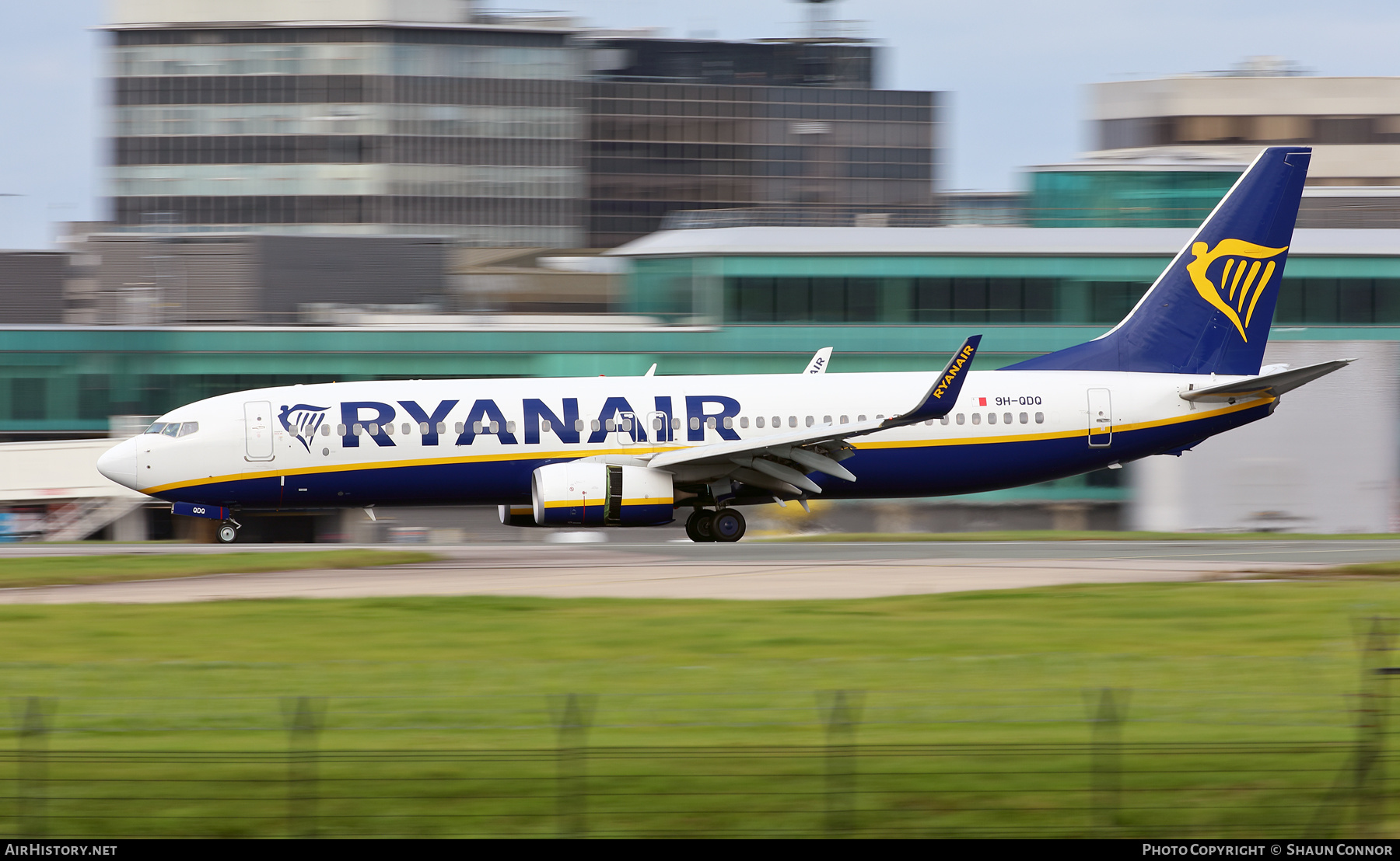 Aircraft Photo of 9H-QDQ | Boeing 737-800 | Ryanair | AirHistory.net #405671